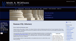 Desktop Screenshot of mwortmanlaw.com